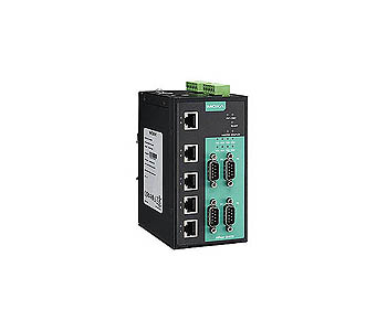 Moxa NPort S8455I-SS-SC-T - 4 port device server, RS-232/422/485, 3 port 10/100 Ethernet, 2 port 100M Single mode Fiber, SC conn by MOXA